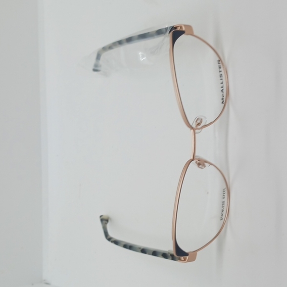 NWT WOMEN\'S MCALLISTER EYEGLASS FRAMES MC4520 ROSE GOLD